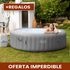 Bañera Ofuró Spa Inflable Palm Springs 1350L + Bomba Calentadora + Tapa