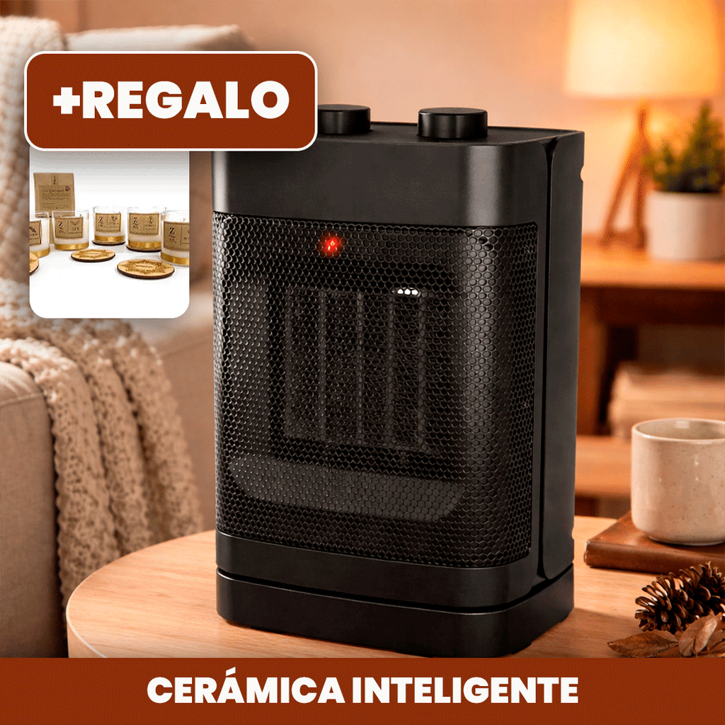 Calefactor Portátil Eléctrico Cerámico 3 en 1 + REGALO