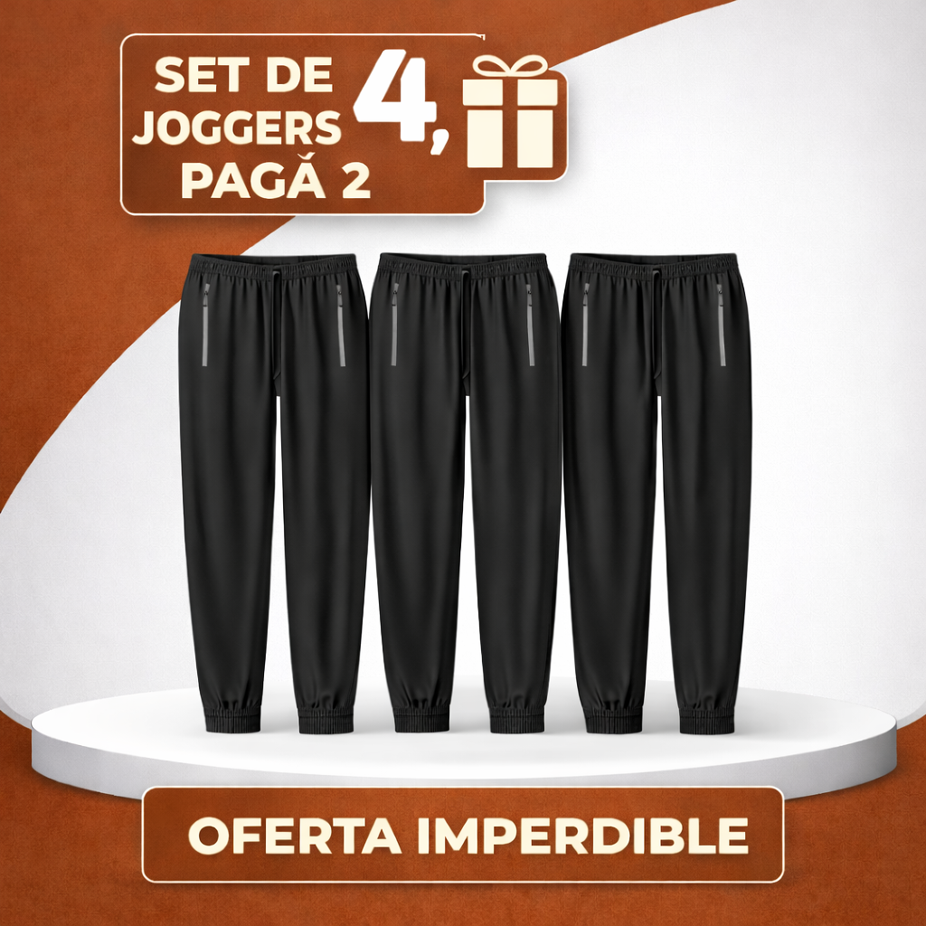[Promo 3x2] Pantalón Jogger SoftFit™ en Algodón Premium y Ajuste Cómodo
