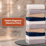 CloudSoft™ – Toalla Premium de Algodón Turco | Kit 10 Baño + 10 Rostro (REGALO)