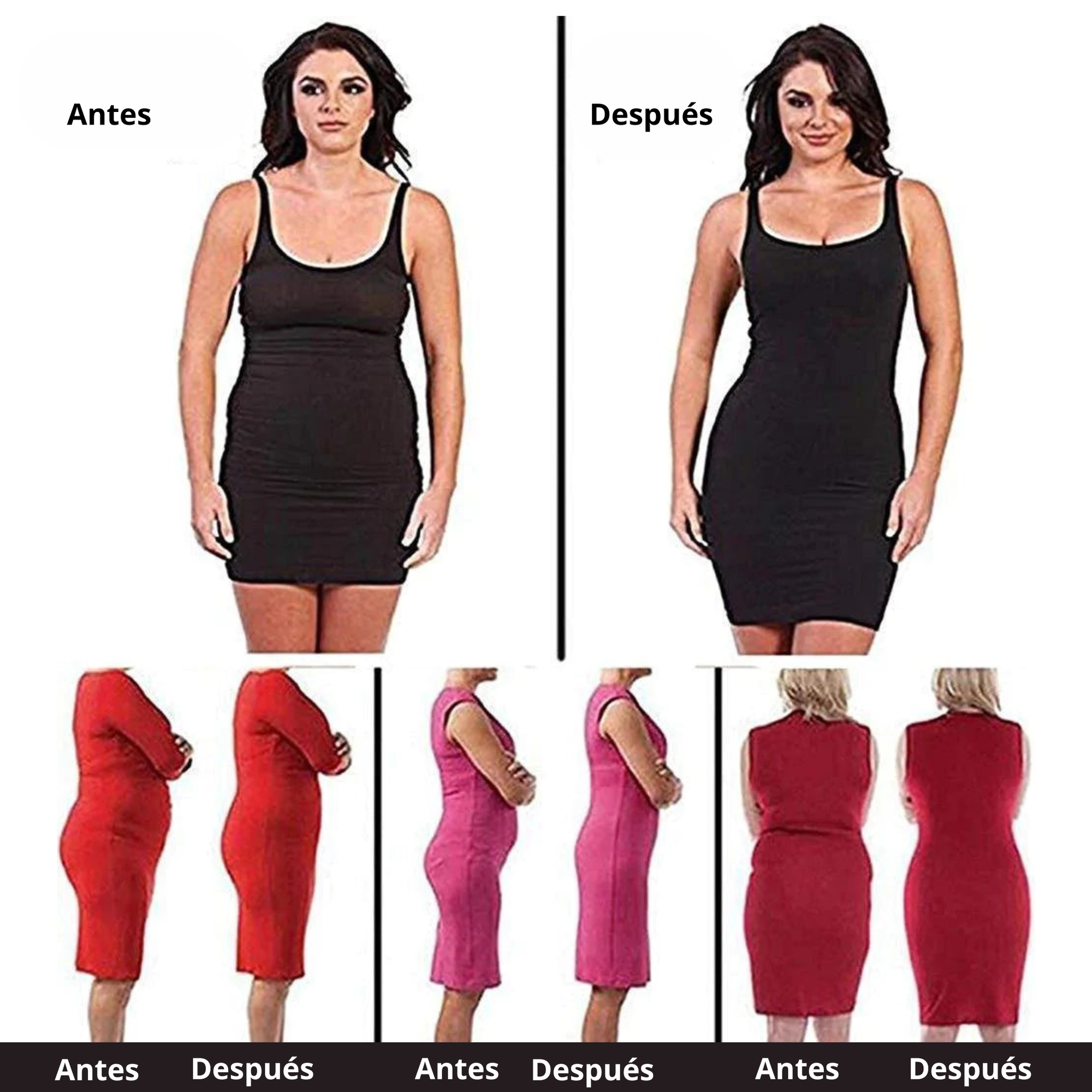 Kit de 8 Bombachas Faja Modeladora con Encaje