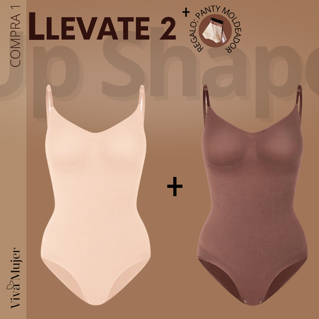 [Llevá 2, Pagá 1] Body Moldeador Up Shaper + Regalo Culotte Modelador